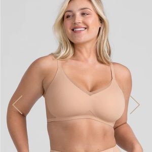 Honeylove Crossover Bra in Sand, L